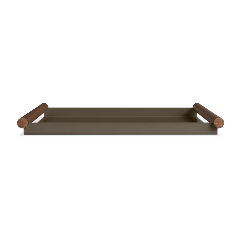 Estate Tray, Dark Olive/Acacia