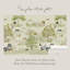 Sophie Allport Dog Walking Hambleton Sage Fixed Size Mural