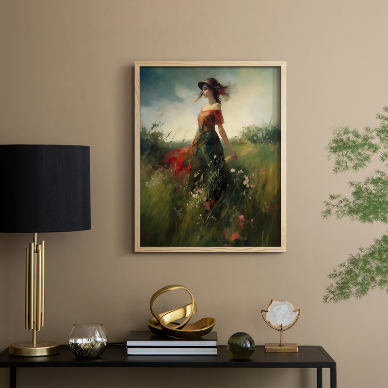 Reproduction encadrée WOMEN Series CCCCIX - bois massif, H 30 po x l 24 po