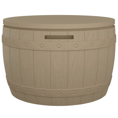 33.5 Gallons Water Resistant Polypropylene Deck Box by VidaXL