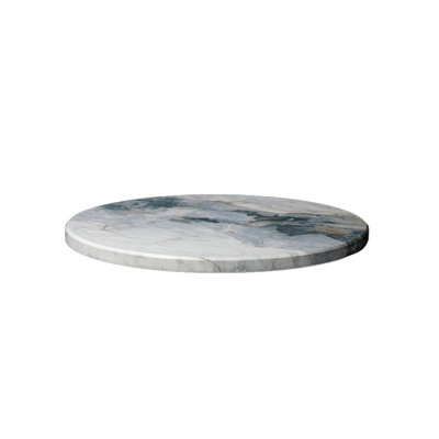 Round Outdoor Powdercoated Wood Table Top