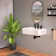 Whitehaus Collection 30" Rectangular Wall Mount Basin With Faucet Drilling And Rear Centre Drain Location