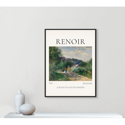Old Masters Collection " A Road In Louveciennes " by Auguste Renoir