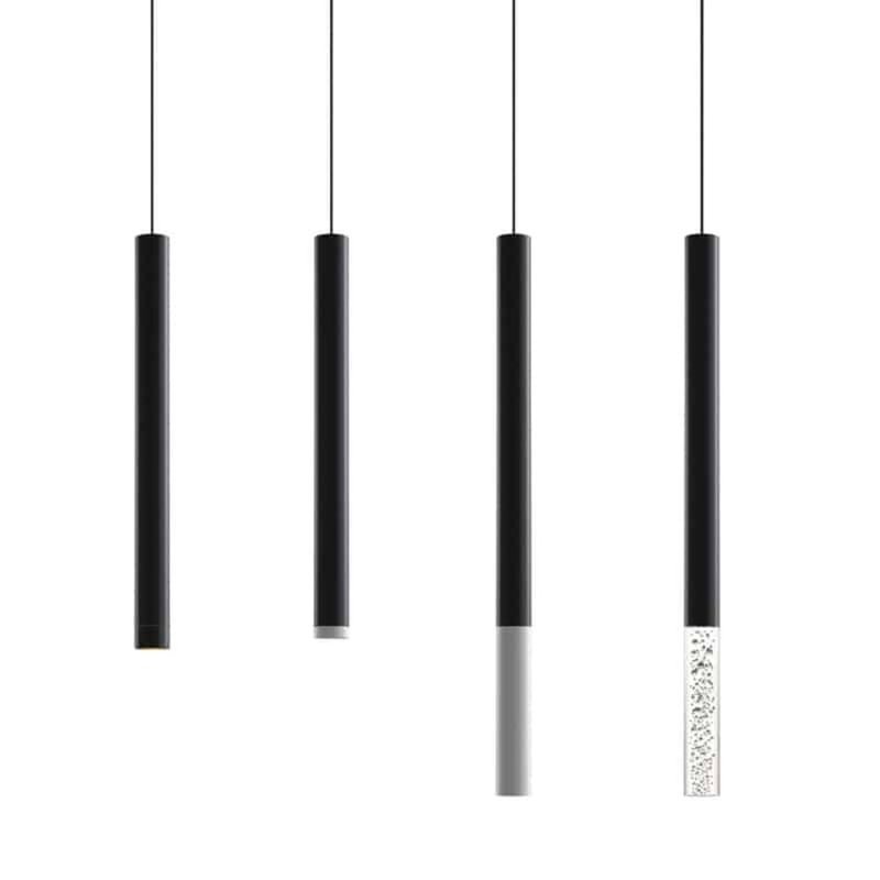 Novo 1 - Light Single Cylinder LED Pendant, Matte Black