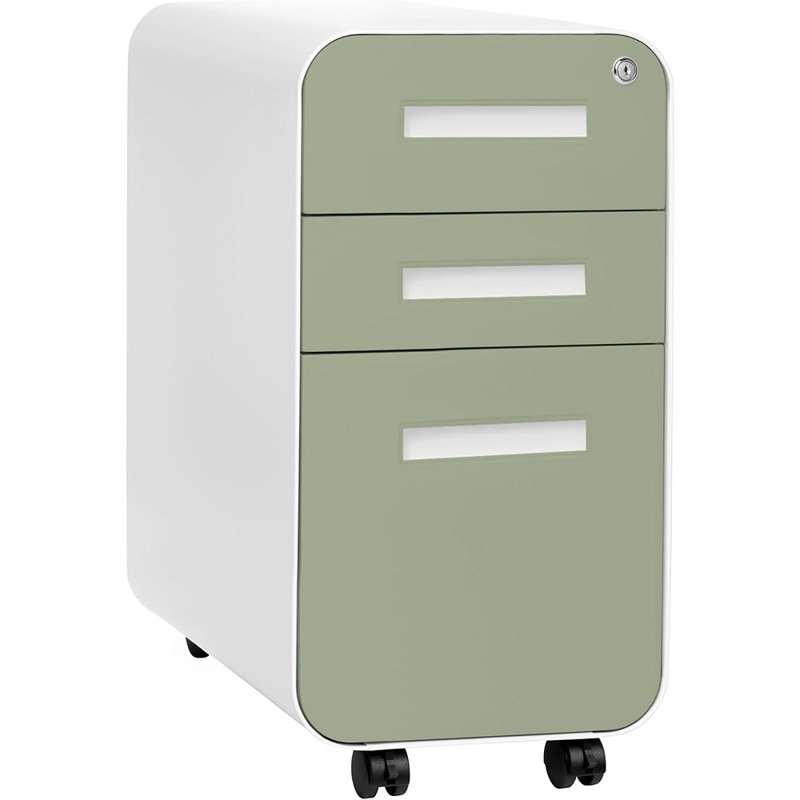3-Drawer Mobile File Cab...