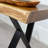 Knute 18'' H Z Leg Solid Wood Bench-705854404