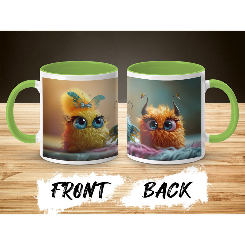Ceramic Coffee Mug, Light Green