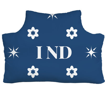 Indianapolis Basketball  Headboard Pillow Queen