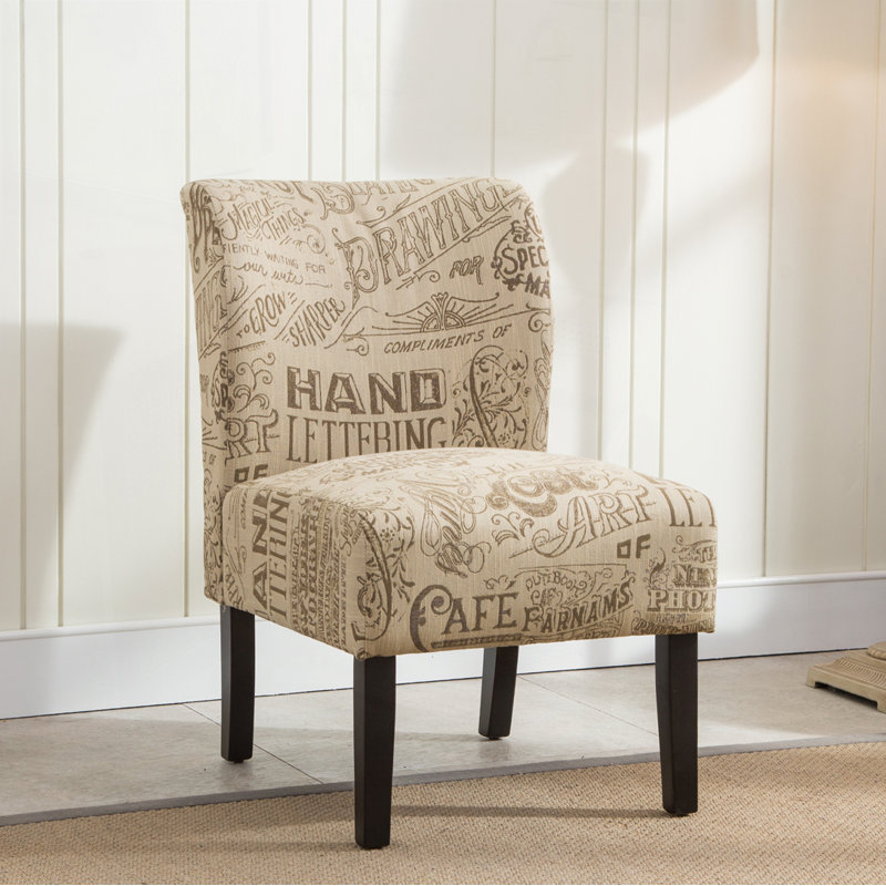 Fauteuil d'appoint contemporain sans accoudoirs