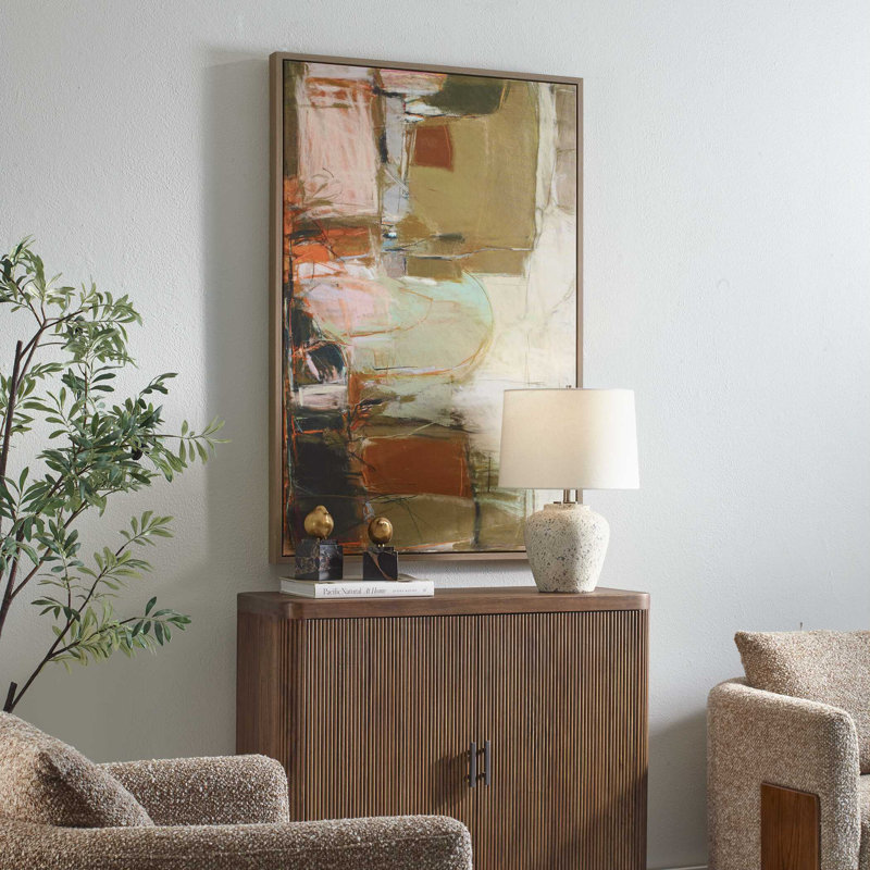 Uttermost Palace Walls Framed Abstract Art