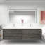 83.4'' Double Bathroom Vanity with Acrylic Top-242347375