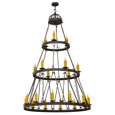 Lakeshore 21 - Light Dimmable Tiered Chandelier