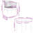  Garden Dining Set Black