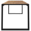 Naal Rectangular Metal Outdoor Dining Table , cm W cm D-1161581968