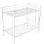 Lit simple superposé simple en métal blanc - fabrication de qualité, lit facile à assembler, fabrication stable, L 78,1 po x l 41,4 po x H 65,3 po-56491715-56491712