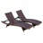 Billur Outdoor Wicker Chaise Lounge Set-1732800398