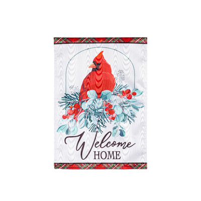 Drapeau de jardin en polyester 18 po x 12,5 po Jardel