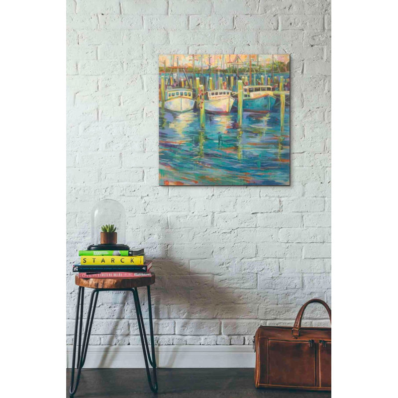 "Trio" par Jeanette Vertentes, art mural sur toile, H 26 po x l 26 po