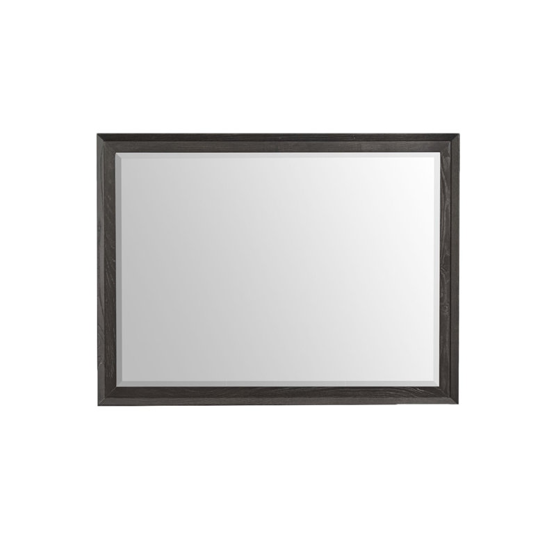 Catriona Solid Ash Dresser Mirror, Black