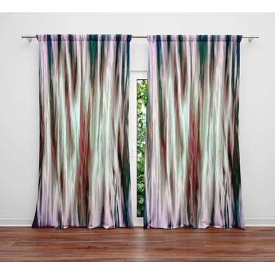 Semi Sheer Curtain Panel Pair