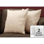 Pillows, 18 X 18 Square, Insert Included, Decorative Throw, Accent, Sofa, Couch, Bedroom, Beige Hypoallergenic Polyester, Modern