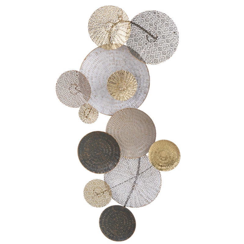 Traditional Abstract Wall Decor on Metal