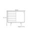 Buffet américain de style minimaliste rétro