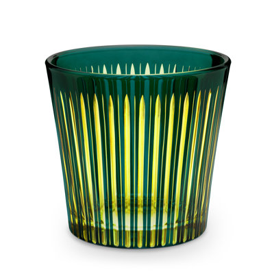 Prism Ice Bucket & Tongs - Emerald/Peridot