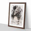 Mighty Silverback Gorilla - Picture Frame Painting Print-56741299-56741303