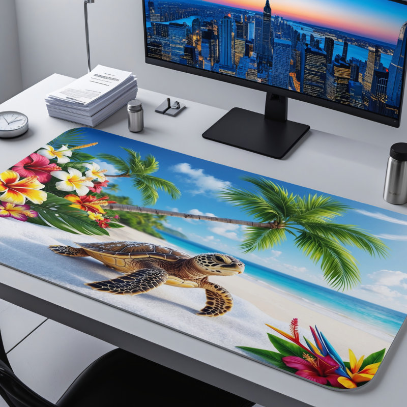 Polyester Desk Pad, 31.5x15.5