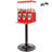 Great Northern Popcorn Triple Gumball Machine with Stand Red