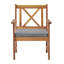 Chaise de patio avec coussins Manchester