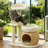 31" Cat Tree Tower With Scratching Posts