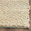 Tapis beige à motif géométrique tissé à plat à la main Chester-826641393