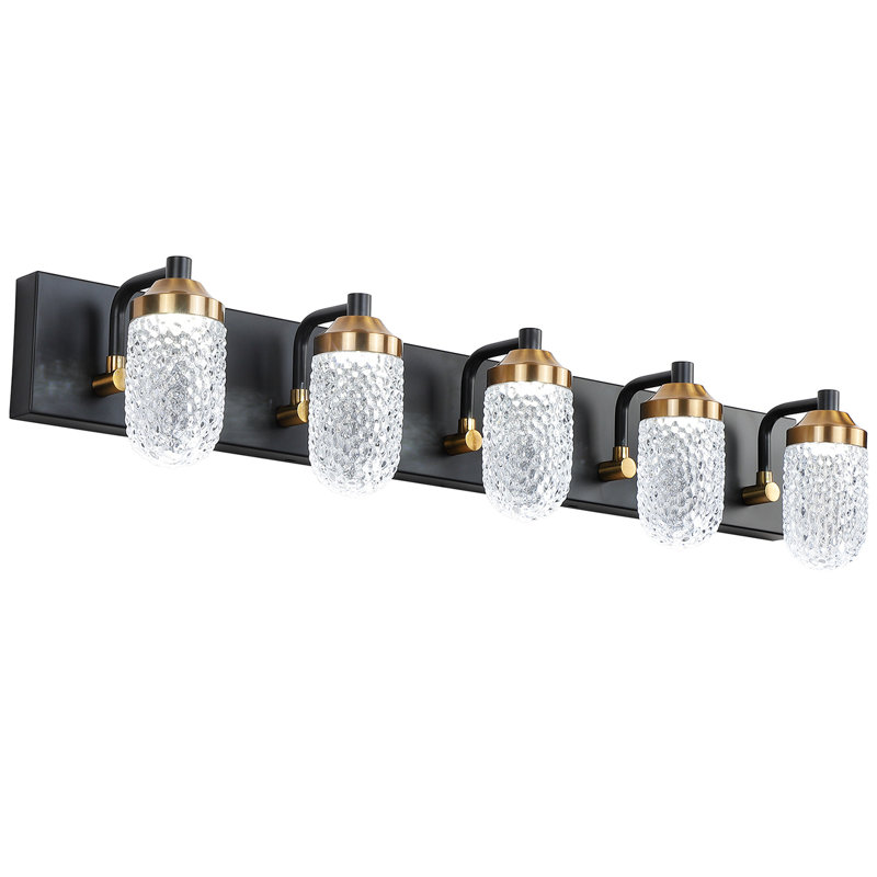 Éclairage pour salle de bain 5 lumières DEL