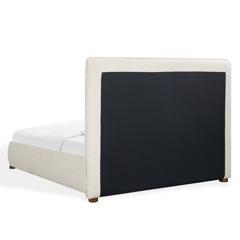 Callahan Upholstered Bed, Full / Double, Oatmeal Boucle
