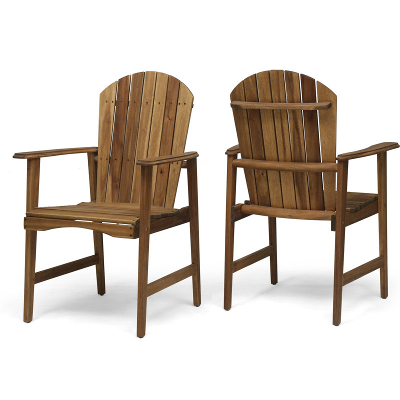 Chaise de patio Rosalyn, Naturel