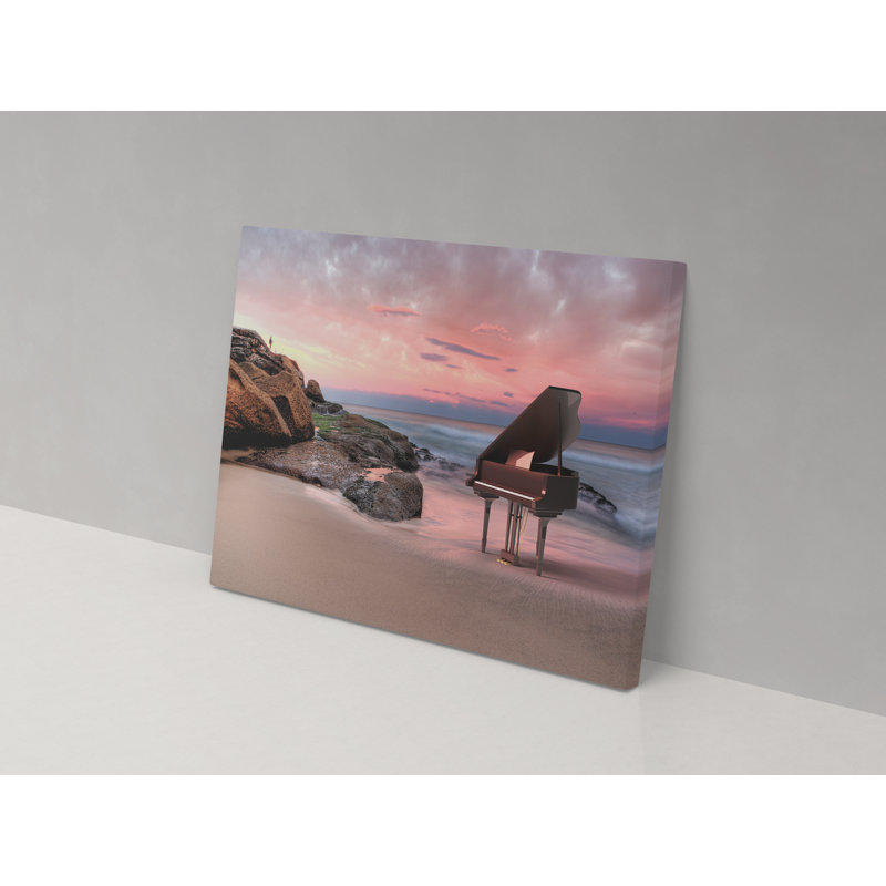 Beach Serenade - Wrapped Canvas Print, 82cm H x 123cm W x 4cm D