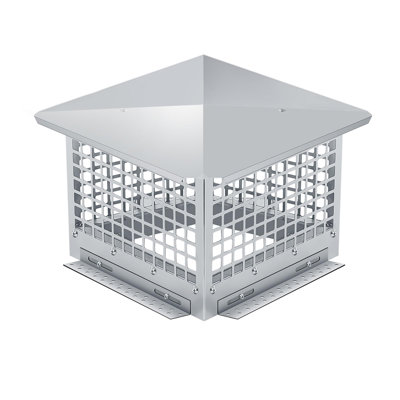 304 Stainless Steel Chimney Cap – Heavy-Duty Spark Arrestor with Animal Guard, Weatherproof & Adjustable, Easy-Fit for 6"–20" Flues, Fireplace & Stove
