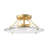4 - Light Glass Flush Mount Ceiling Light