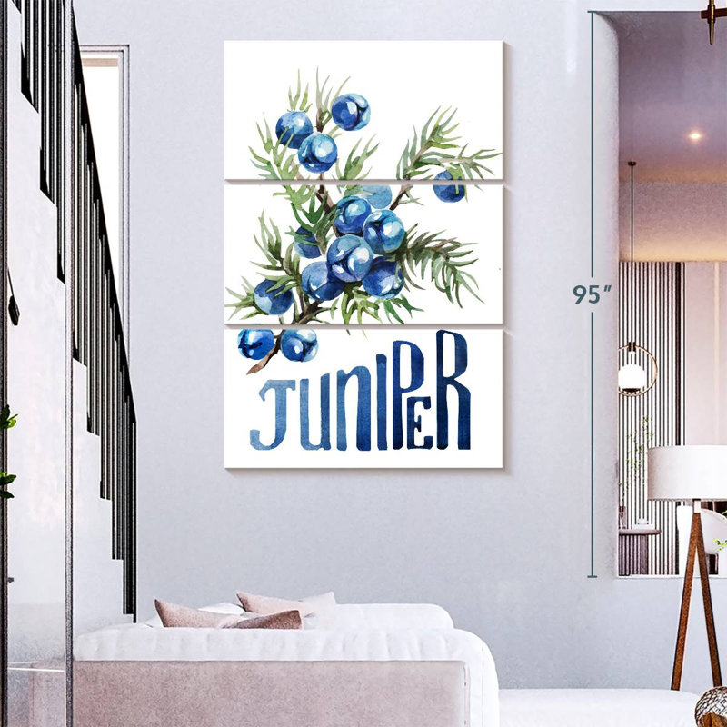 Yarlin Juniper Berries, 74" H x 48" W