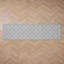 Austell Machine Woven Synthetic Geometric Area Rug in Green/White-478025354-491491048