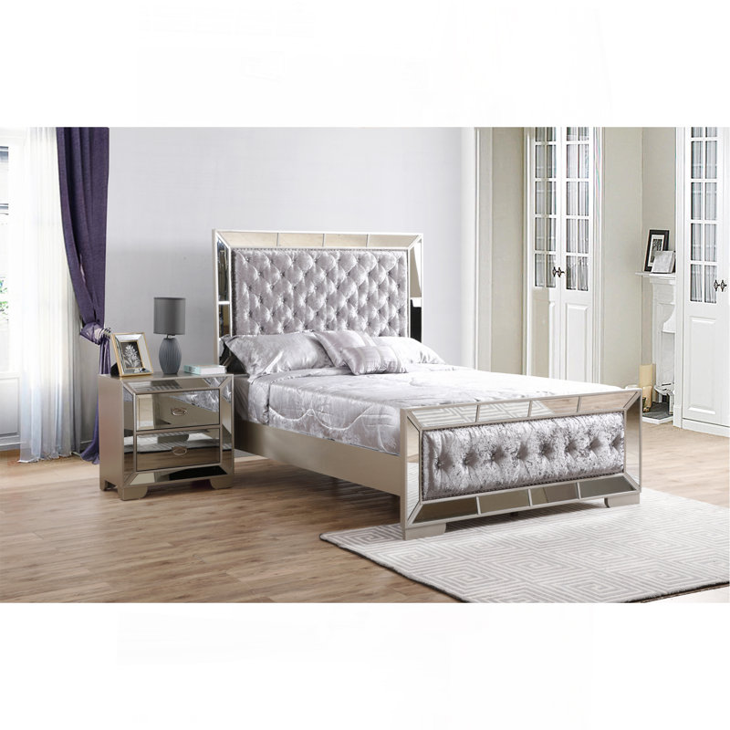 Stylish Champagne Full Bed