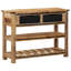 100cm Solid Wood Top Console Table