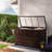 154-Gallon Outdoor PE Rattan Deck Box Outdoor Storage Chest with Waterproof Liner & Side Handles-109194149