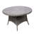 Abrihome 5-piece Outdoor Dining Set With Round Table In Pe Wicker And Cushions-518613547