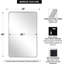Miroir de salle de bain Inse Cadre en acier inoxydable-751417636-751417626