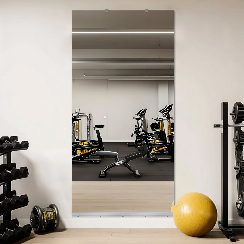Miroir mural surdimensionné sans cadre, 48 po x 24 po, 1