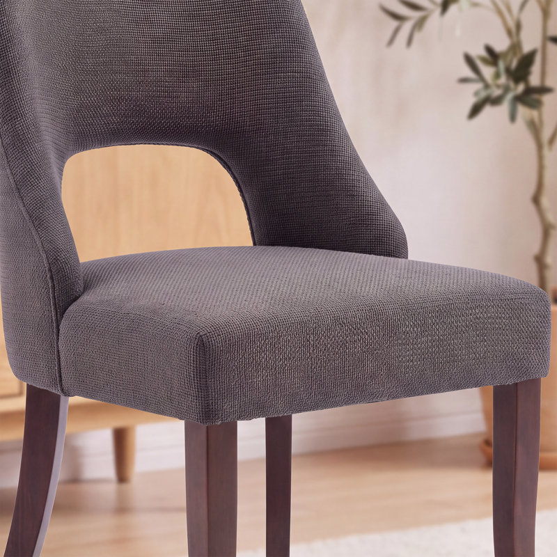 Chaise de salle à manger rembourrée Arlene, Gris