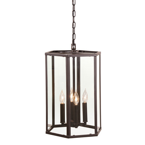 Mickey 4 - Light Geometric Chandelier, Oil Rubbed Bronze
